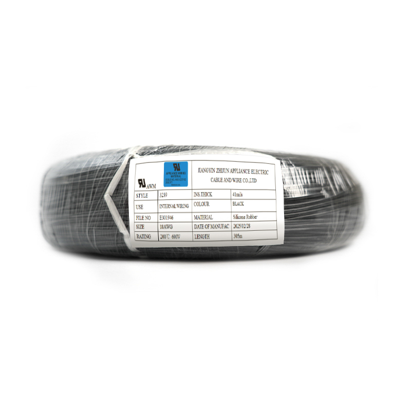Fil et câble à haute tension de silicone de la norme américaine UL3239 10kv16/18/20awg Fil et câble à haute tension de silicone de la norme américaine UL3239 10kv16/18/20awg